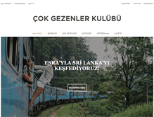 Tablet Screenshot of cokgezenlerkulubu.com